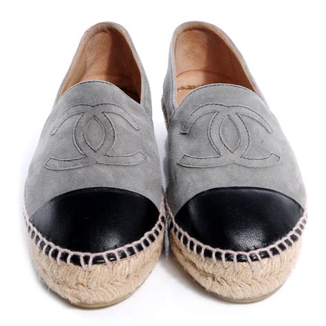 espadrille chanel suede|espadrilles Chanel shop.